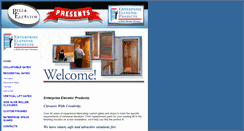 Desktop Screenshot of elevatorgates.com